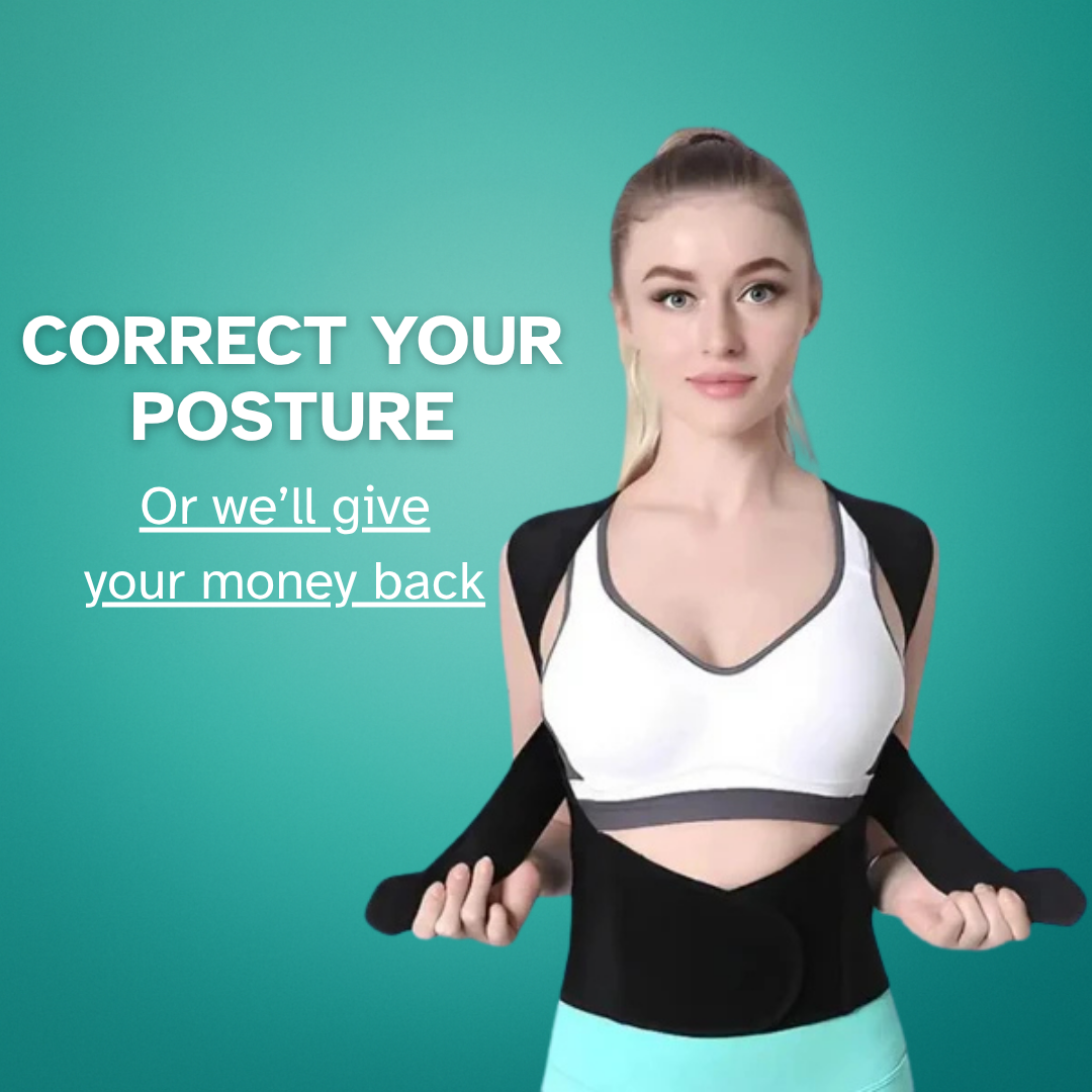 Posture Corrector for Back & Shoulder Support – Adjustable & Comfortable Fit